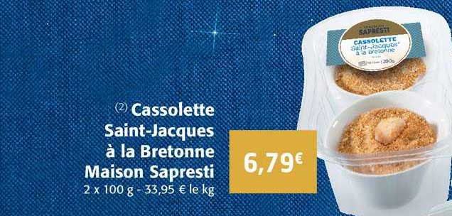 cassolette saint jacques à la bretonne maison sapreti