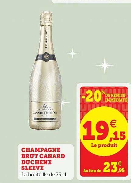 champagne brut canard duchêne sleeve