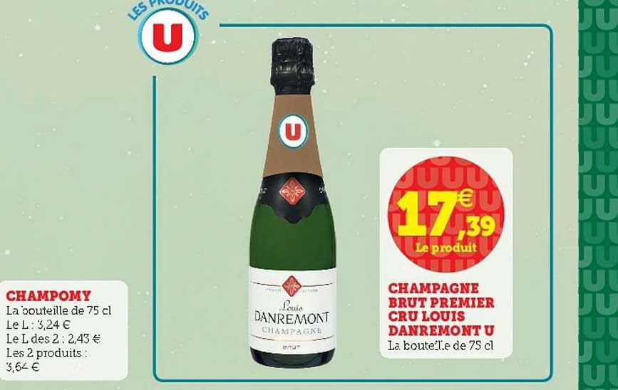 champagne brut premier cru louis danremont u