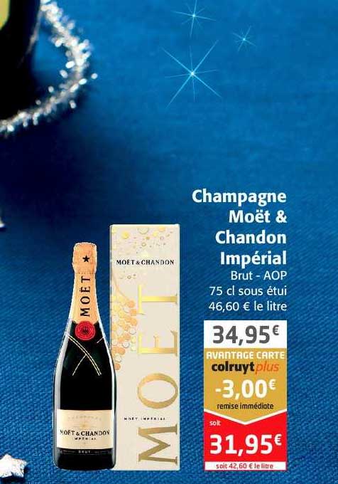 champagne moët & chandon impérial