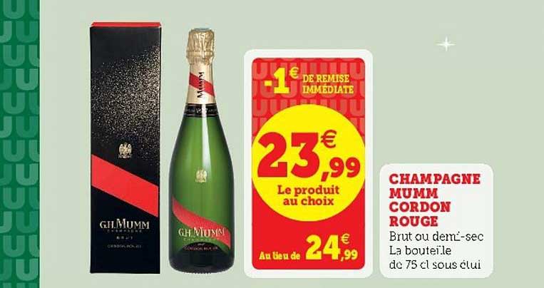 Champagne Mumm Cordon Rouge