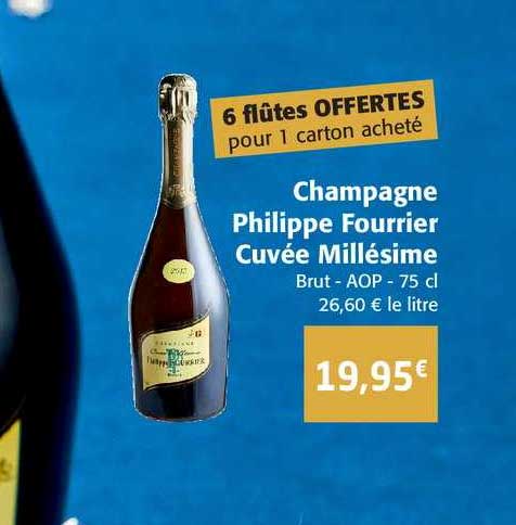 champagne philippe fourrier cuvée millésime