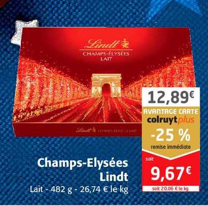champs elysées lindt