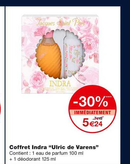 coffret indra ulric de varens -30% immédiatement