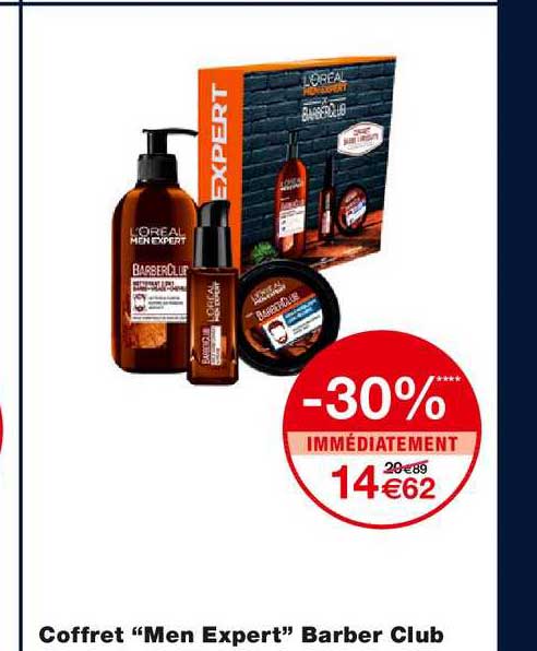 coffret men expert barber club