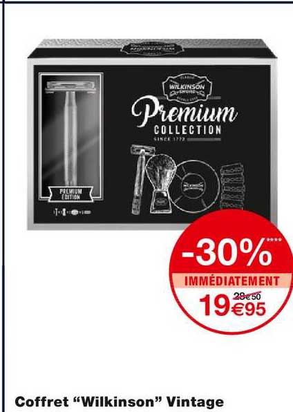 coffret wilkinson vintage -30% immédiatement