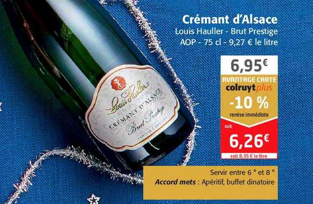 crémant d'alsace louis hauller brut prestige