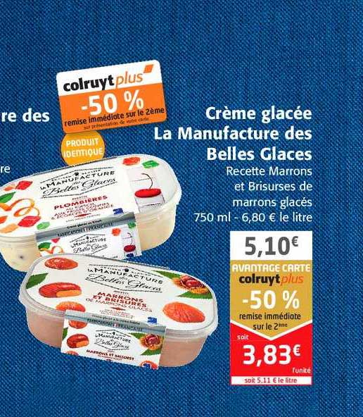 crème glacée la manufacture des belles glaces