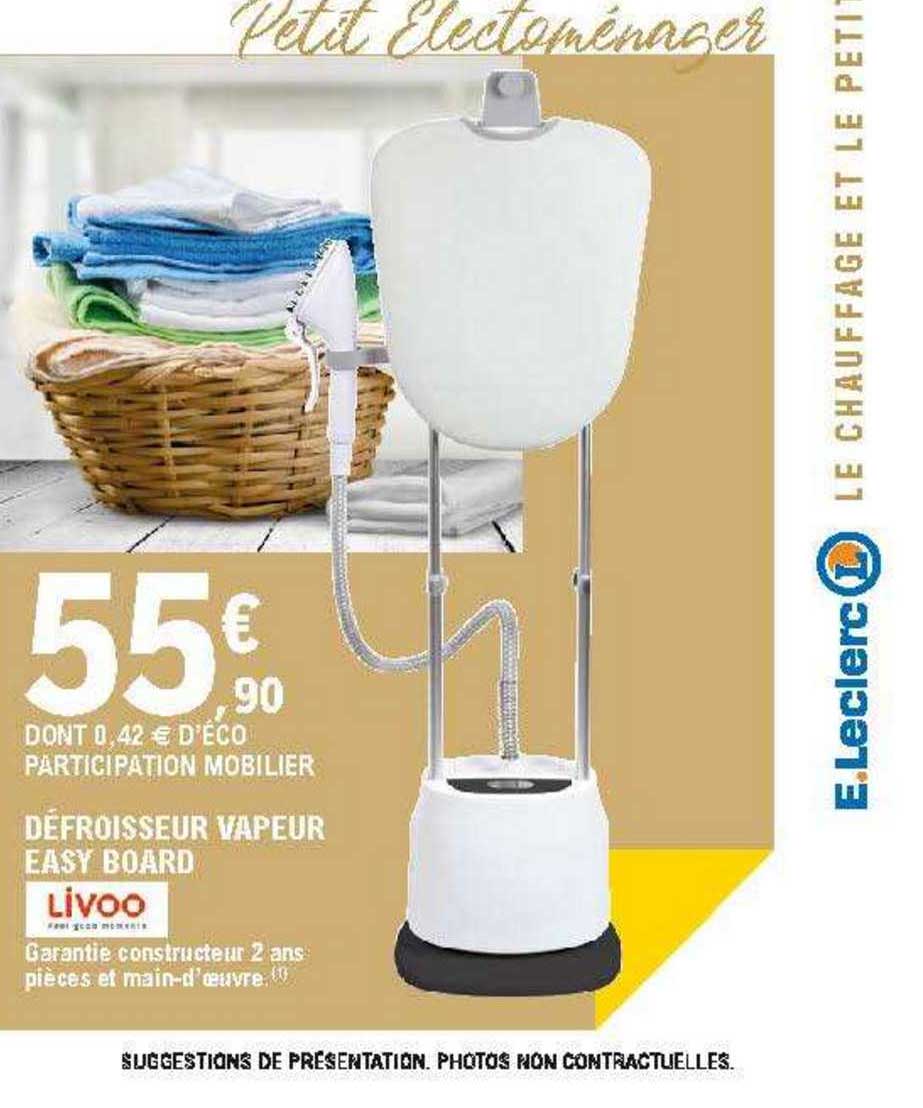 défroisseur vapeur easy board livoo