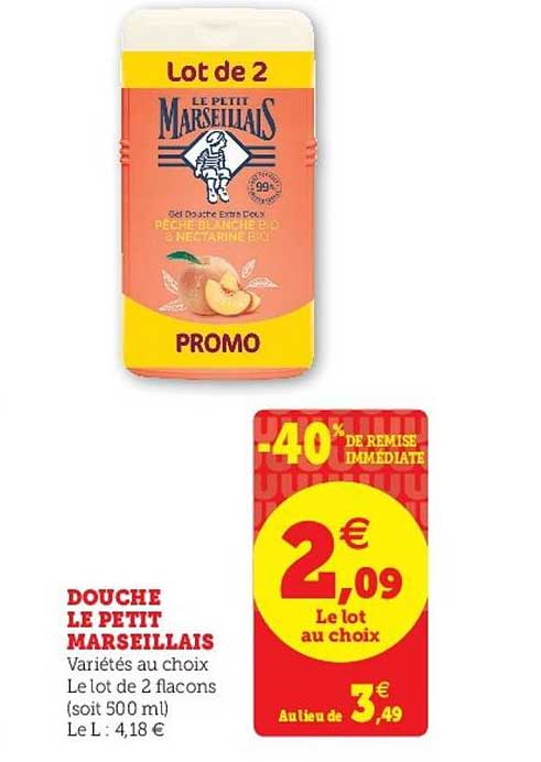 Douche Le Petit Marseillais