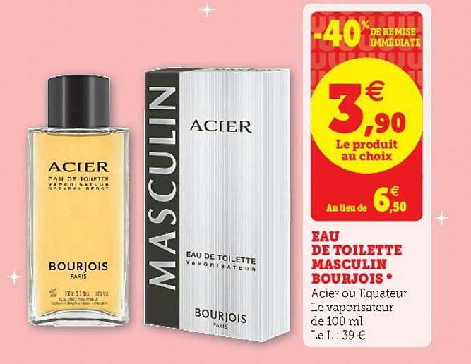 eau de toilette masculin bourjois