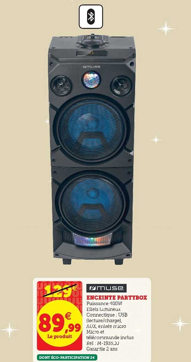 enceinte partybox muse
