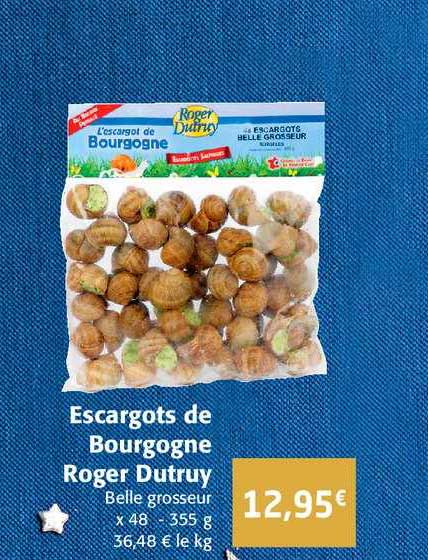 escargots de bourgogne roger dutruy