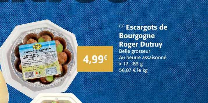 escargots de bourgogne roger dutruy