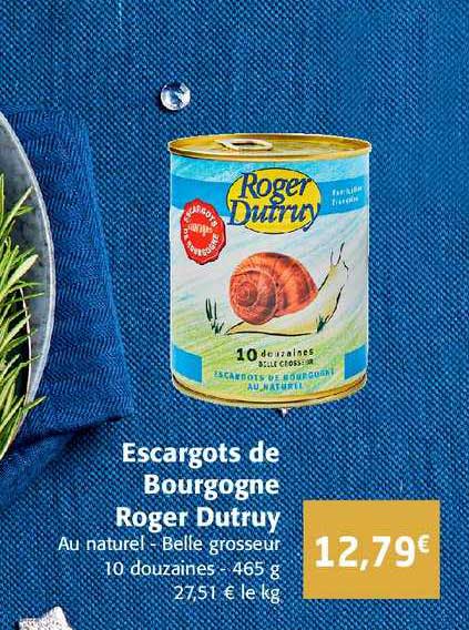 escargots de bourgogne roger dutruy