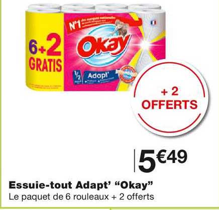 essuie-tout adapt' "okay"