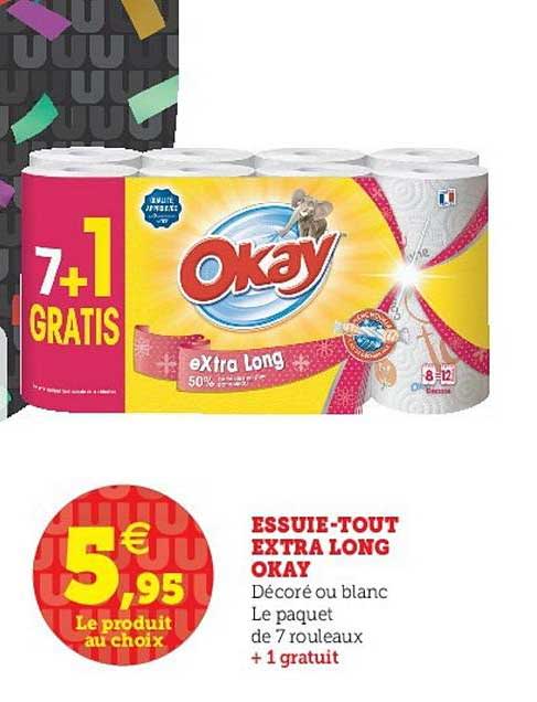essuie-tout extra long okay