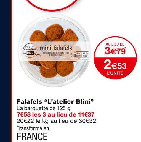 falafels "l'atelier blini"