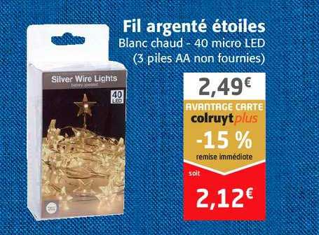 fil argenté étoiles