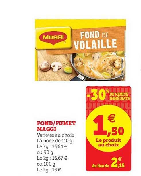fond - fumet maggi