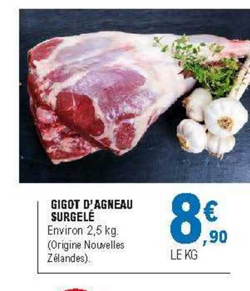 Gigot D'agneau Surgelé