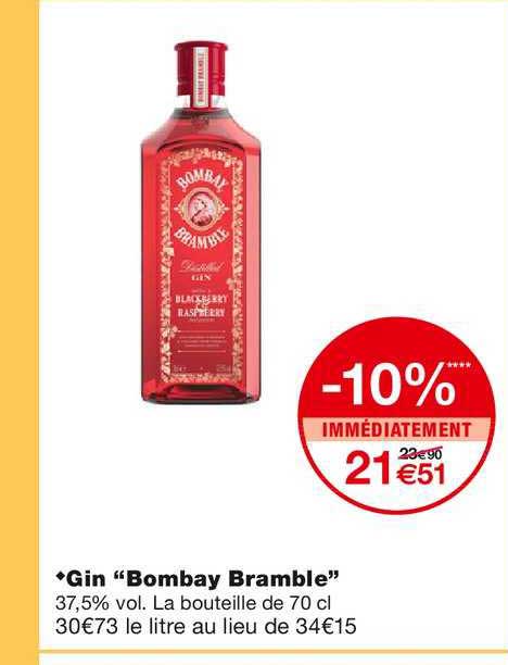 gin bombay bramble -10% immédiatement
