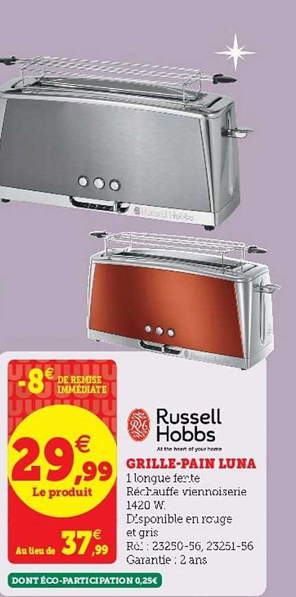 grille-pain luna russell hobbs