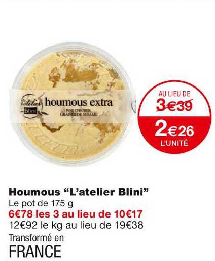 houmous "l'atelier blini"