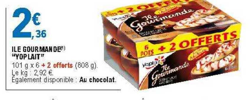 île Gourmande "yoplait"