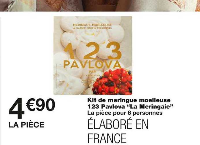 Kit De Meringue Moelleuse 123 Pavlova La Meringaie