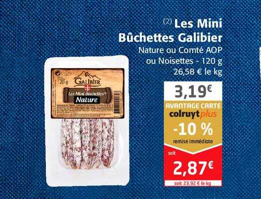 Le Mini Bûchettes Galibier