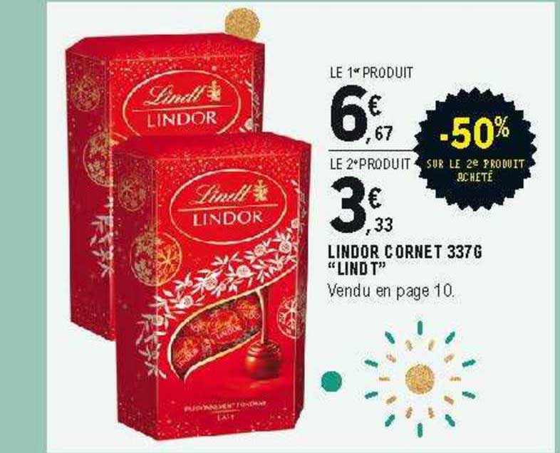 Lindor Cornet 337g "lindt"