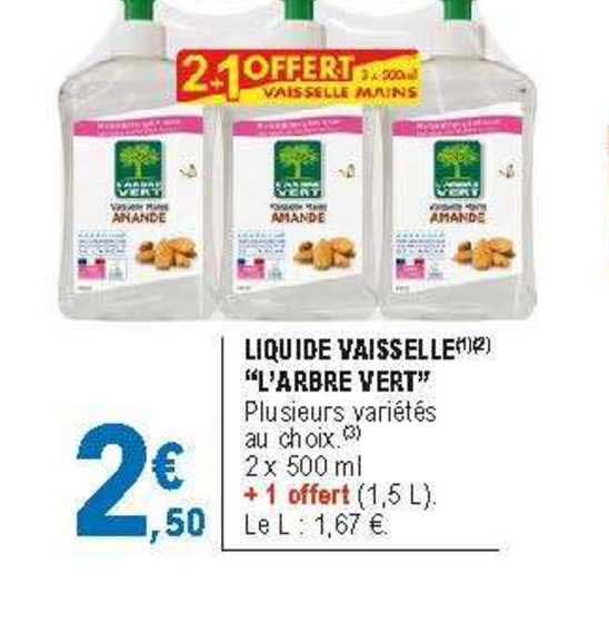 liquide vaisselle "l'arbre vert"