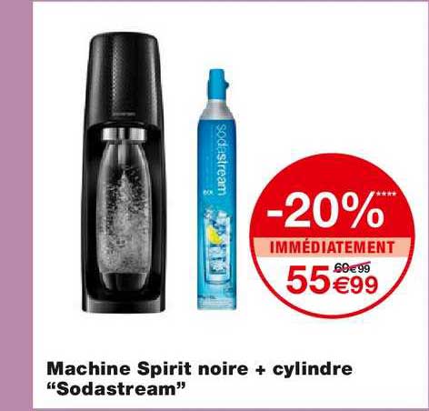 machine spirit noire + cylindre "sodastream"