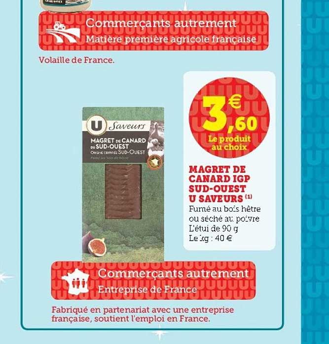 Magret De Canard Igp Sud-ouest U Saveurs