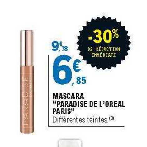 mascara "paradise de l'oréal paris"