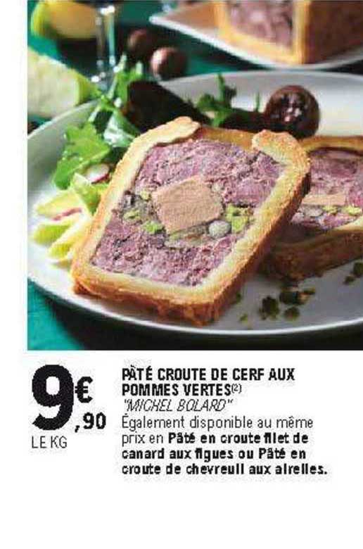 pâté croûte de cerf aux pommes vertes