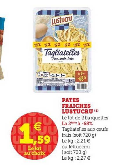 Pâtes Fraîches Lustucru