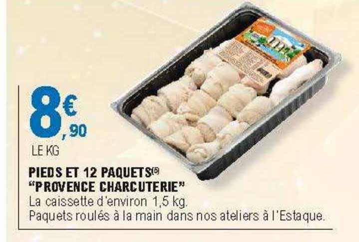 Pieds Et 12 Paquets "provence Charcuterie"