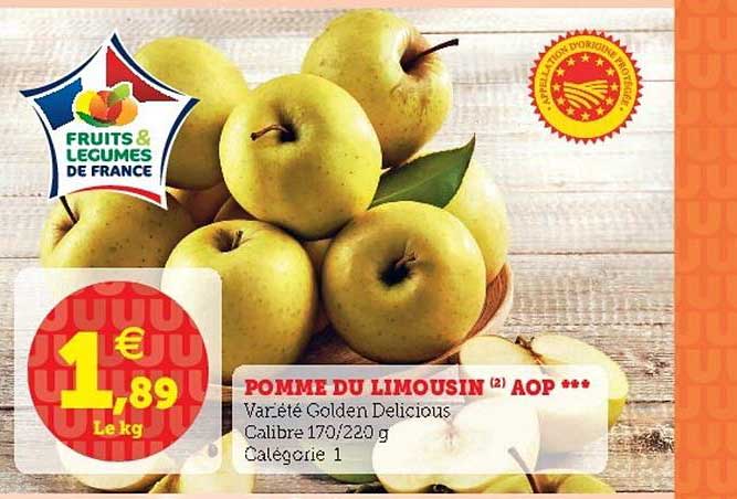 pomme du limousin aop