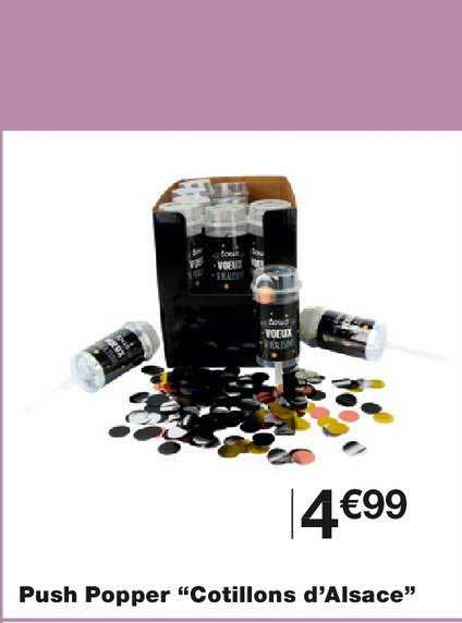 push popper "cotillons d'alsace"