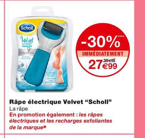 Râpe électrique Velvet "scholl"