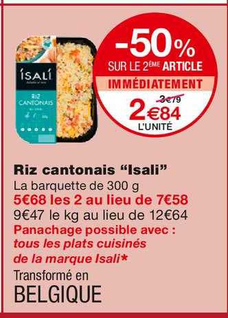 riz cantonais "isali"