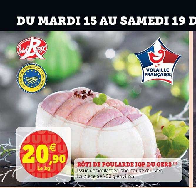 rôti de poularde igp du gers
