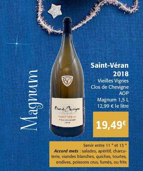 saint véran 2018 vieilles vignes clos de chevigne aop