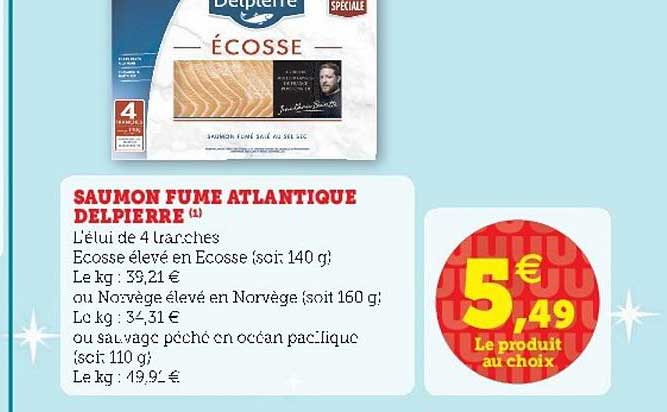 Saumon Fumé Atlantique Delpierre