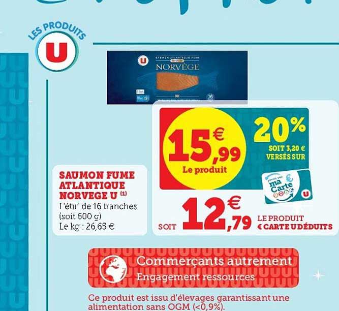 Saumon Fumé Atlantique Norvège U