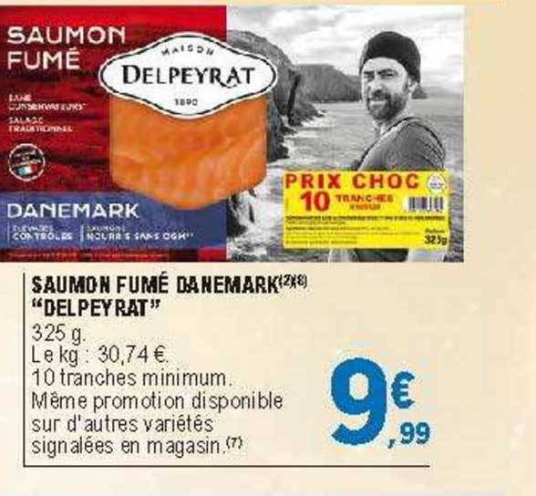 Saumon Fumé Danemark "delpeyrat"