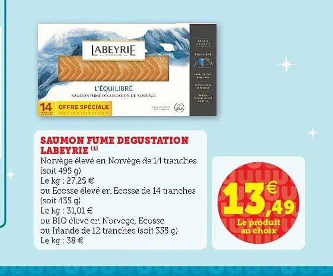 Saumon Fumé Dégustation Labeyrie