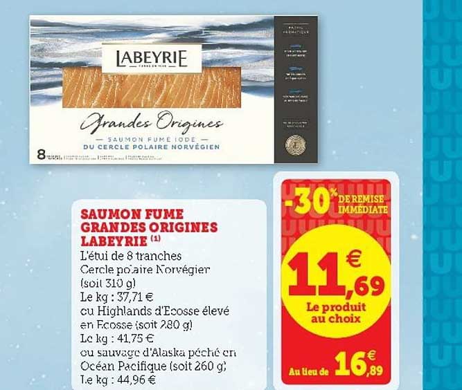 saumon fumé grandes origines labeyrie